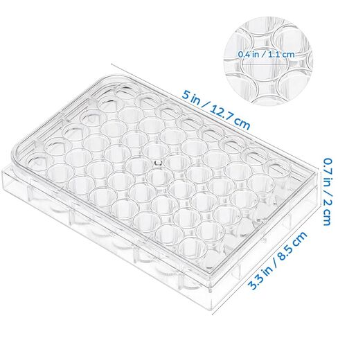 ULTECHNOVO 48 Holes Pill Filling Tool - Pill Filler Tray - Tube Rack for Lab - Well Cell Culture Plate Serving Tray for Lab Equipment (Holes Dia: 1cm) in Saudi Arabia