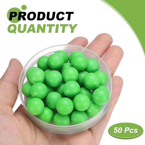 uxcell 200pcs PP Plastic Bearing Balls, 1/8"(3.175mm) Solid Plastic Balls G2 Precision Polypropylene Mini Ball, Green in Saudi Arabia