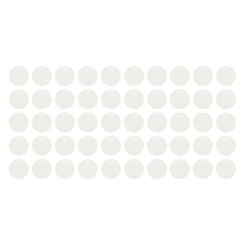 100 قطعة من كرات محمل النايلون من uxcell، كرة تلميع صلبة 5 مم، دقة G2، أبيض in Kuwait