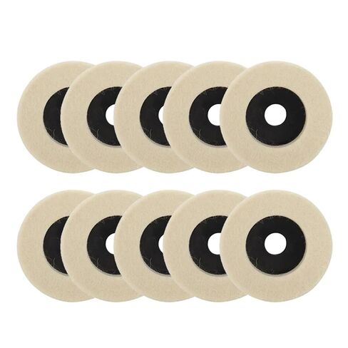 1-25pcs 75mm Wool Polishing Wheel Buffing Pad for Angle Grinder Grinding Disc Metal Wood Stainless Steel Polishing Abrasives(10pcs) in Saudi Arabia