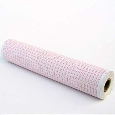 4 Rolls 210mm20m ECG Print Paper Thermal Recording Chart Papers for 12-Channel ECG/EKG Electrocardiogram Fit ECG1200G/1200F in Saudi Arabia