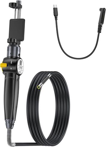 منظار Ulefone uSmart E03 للدرع 34/33/30/29/28/27/26/24/21/سلسلة الوسادة، مسبار توجيه ثنائي الاتجاه 180 درجة، كابل قابل للانحناء 1 متر، دقة HD 720P، مقبض سهل التشغيل، 6 مصابيح LED، IP67 مقاوم للماء in Kuwait