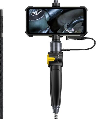 منظار Ulefone uSmart E03 للدرع 34/33/30/29/28/27/26/24/21/سلسلة الوسادة، مسبار توجيه ثنائي الاتجاه 180 درجة، كابل قابل للانحناء 1 متر، دقة HD 720P، مقبض سهل التشغيل، 6 مصابيح LED، IP67 مقاوم للماء in Kuwait