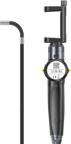 منظار Ulefone uSmart E03 للدرع 34/33/30/29/28/27/26/24/21/سلسلة الوسادة، مسبار توجيه ثنائي الاتجاه 180 درجة، كابل قابل للانحناء 1 متر، دقة HD 720P، مقبض سهل التشغيل، 6 مصابيح LED، IP67 مقاوم للماء in Kuwait