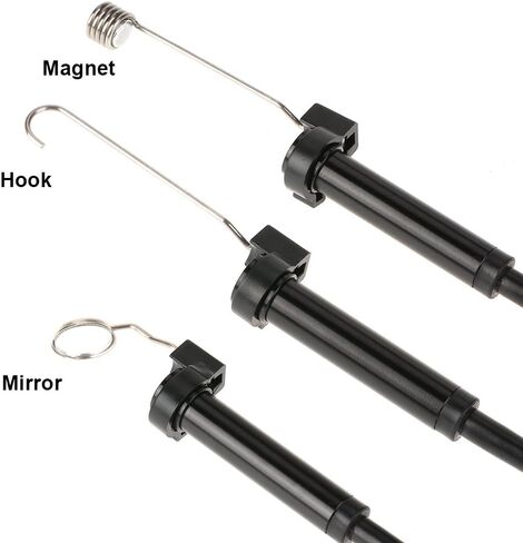 Heayzoki Endoscope Camera with Light, Mini Camera USB Endoscope for Android Phone and Computer, 6 Adjustable Led Lights Snake Borescope Camera with Micro USB, Type C in Saudi Arabia