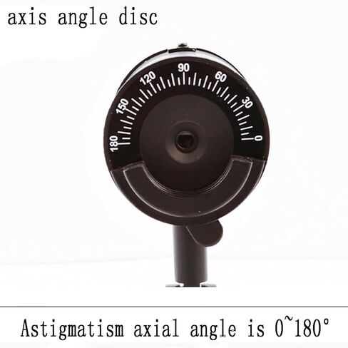 Optical Retinoscope Eye Model - Optometry Teaching Tool for Students, Axis Angle Disk 0-180°, Diopter Range +4.00D to -5.00D for Accurate Eye Exams in Saudi Arabia