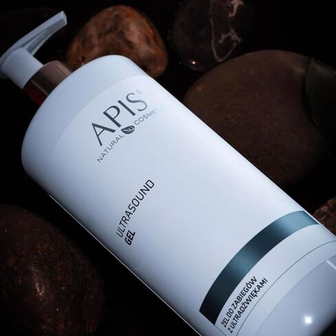 APIS Conductive Ultrasound Gel with Hyaluronic Acid, 16.9 fl oz – Professional Cosmetic Gel for Ultrasound, Sonophoresis & Radiofrequency Use – Hydrating Formula – Alcohol & Paraben Free in Saudi Arabia