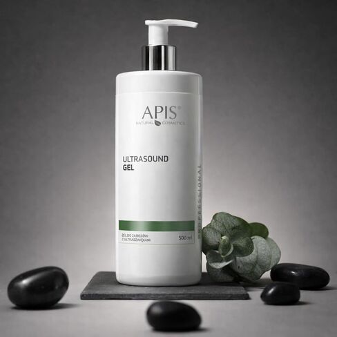 APIS Conductive Ultrasound Gel with Hyaluronic Acid, 16.9 fl oz – Professional Cosmetic Gel for Ultrasound, Sonophoresis & Radiofrequency Use – Hydrating Formula – Alcohol & Paraben Free in Saudi Arabia
