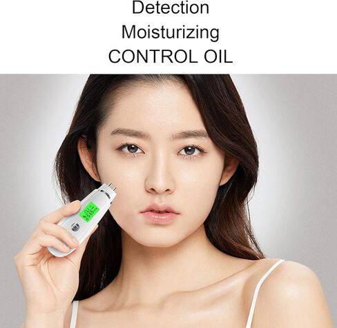 White Skin Detector, Portable Easy Operate Tester Detector Skin Oil Content Analyzer for Beauty Salon Spa Home in Saudi Arabia