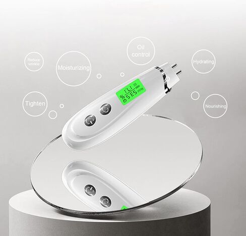 White Skin Detector, Portable Easy Operate Tester Detector Skin Oil Content Analyzer for Beauty Salon Spa Home in Saudi Arabia