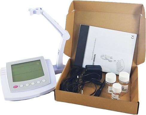 جهاز اختبار HFBTE Benchtop Fluoride Ion Meter جهاز تركيز أيون F مع نطاق من 0.02 إلى 1900 جزء في المليون -1999.9 إلى 1999.9 مللي فولت درجة الحرارة 32 إلى 221 درجة فهرنهايت واجهة USB حلول الفلورايد القياسية 100/1000 جزء في المليون in Kuwait
