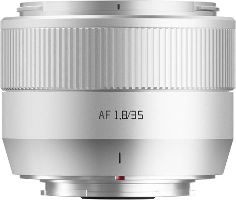 Ttartisan AF 35mm F1.8 II Silver for e-mount ، APS-C Auto Focus عدسة كبيرة الفتحة متوافقة مع كاميرات Sony Lirrorless in Kuwait