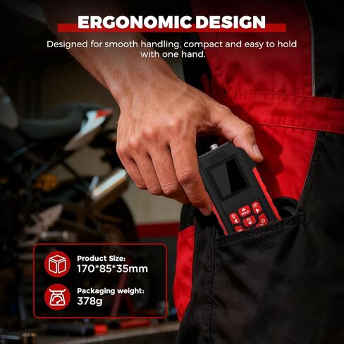 جهاز اختبار شد الحزام الصوتي، مقياس شد الحزام من 10 هرتز إلى 5000 هرتز، جهاز اختبار شد الحزام 999.9 ملم مع شاشة TFT LCD، قياس سريع صوتي، وضع قياس فردي/مستمر، 999 مجموعة من مجموعات تخزين البيانات in Kuwait