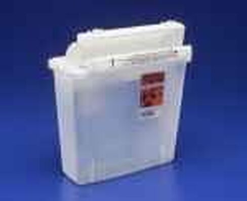 Covidien 8506SA Sharpsafety Safety in Room Sharping Container Container LID ، 5 Quart CATTER ، Clear (Pack of 20) in Saudi Arabia