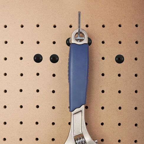 SEWACC 120pcs Pegboard Hook with Rubber Stoppers for Peg Hooks Secure Fastening Accessories for Organizing Tools Decorations and Storage in Home Office Workshop in Saudi Arabia