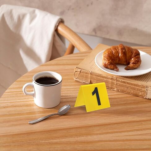 15 قطعة من علامات الأدلة من NOLITOY، زخارف لعلامات المشهد المخبر، خيام معرفية لموضوع اللعبة، لوازم حفلات الهالوين، أصفر، ملحقات المطاعم 1-15 in Kuwait