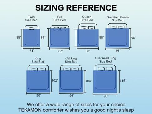 TEKAMON All Season King Comforter Soft Quilted Down Alternative Duvet Insert with Corner Tabs Summer Cooling 2100 Series, Luxury Fluffy Reversible Hotel Collection, Snow White, 88 x 88 inches in Kuwait