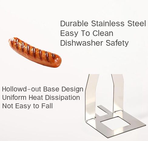 Zorythm 4PCS Funny Hot Dog Holder and Sausage Stand-Hot Dog Grill Holder Man-Standing Man Sausage Barbecue Rack-Portable Reusable Stainless Steel Hotdog and Sausage Roaster for Camping, Spring Trip in Saudi Arabia