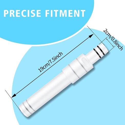 2 حزمة من أنابيب الهواء المنتفخة لآلة صنع الآيس كريم VEVOR، قطع غيار قضيب توسيع الأسطوانة 20 مم من FixoTech in Kuwait