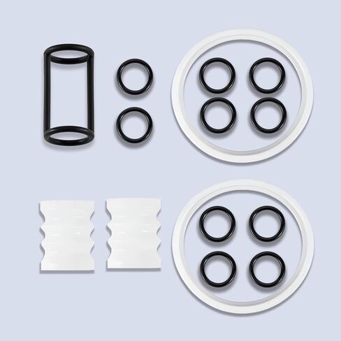 قطع غيار ماكينة الآيس كريم الناعمة من فيكسو تيك، طقم بديل مكون من 15 قطعة مع حشوات وحلقات على شكل حرف O لملحقات صانع الآيس كريم Vevor وYIKAFU in Kuwait