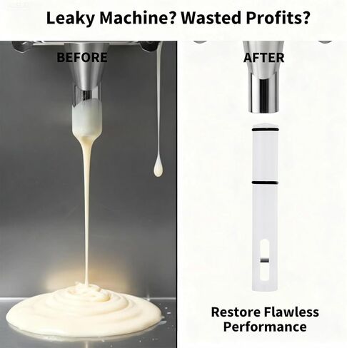 مجموعة قضبان صمامات FixoTech مكونة من 3 قطع - متوافقة مع ماكينات الخدمة الناعمة Vevor وYIKAFU وYKF وCOOCO | طقم مكبس مانع للتسرب مزود بأختام وحلقات دائرية﻿ in Kuwait