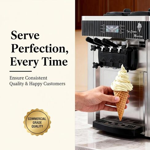 مجموعة قضبان صمامات FixoTech مكونة من 3 قطع - متوافقة مع ماكينات الخدمة الناعمة Vevor وYIKAFU وYKF وCOOCO | طقم مكبس مانع للتسرب مزود بأختام وحلقات دائرية﻿ in Kuwait