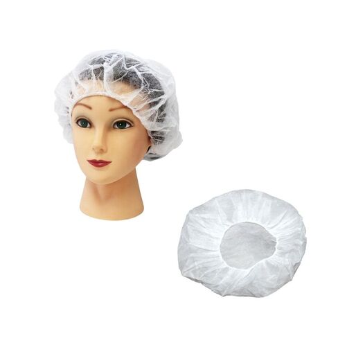 Disposable Hair Bouffant Caps 24 Inch Blue, Non-Woven Head Cover for Food Service, Medical Use, Pack of 1000 in Saudi Arabia