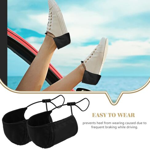PACKOVE Driving Shoe Heel Covers Driver Heel Protector Pad Unisex Shoe Heel Protective Cover Mat Driving Shoe Heel Protector in Saudi Arabia