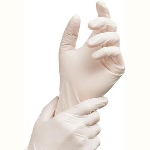 AnsellLtd 7823PF قفازات لاتكس معقمة Sensi-Touch مقاس #6.5، 50 زوجًا في كل صندوق in Saudi Arabia