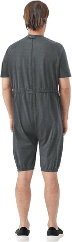 Codida Adaptive Men's Security Back-Zip Jumpsuit - Easy Care Romper for Elderly & Limited Mobility in Saudi Arabia