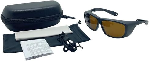 LaserPair 532 & 755 & 1064nm OD7+ Laser Safety Glasses, Lightweight Protective Glasses for Medical and Tattoo Procedures (Model: GTY-3) in Kuwait