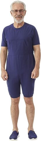 Codida Adaptive Men's Security Back-Zip Jumpsuit - Easy Care Romper for Elderly & Limited Mobility in Saudi Arabia