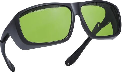 نظارات أمان الليزر LaserPair 808/980/1064nm - نظارات حماية ليزر ديود للأغراض الطبية وإزالة الشعر، تلبي معايير CE EN207 - خفيفة الوزن للجنسين (الطراز: YHP-2) in Kuwait