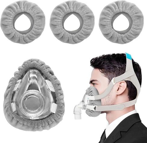 3-Piece Mask Liners, Full Face Mask Cushion Insert, Reusable Cover for Therapy Users in Saudi Arabia