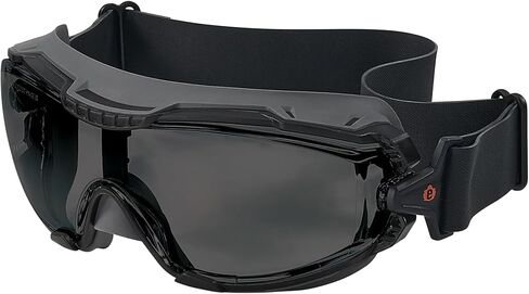 Ergodyne Skullerz Arkyn Protective Dust Safety Goggle, Non-Vented, Anti Fog, Scratch Resistant​, Adjustable Elastic Strap in Saudi Arabia