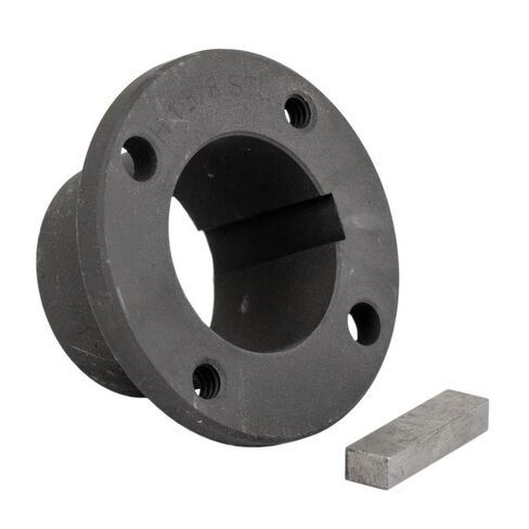 AK61H/H1-3/8 حزام بكرة أخدود واحد من الحديد الزهر مقاس 6 بوصات قسم 4 لتر - لاستبدال أجزاء بكرة نقل الطاقة الميكانيكية Masterdrive - بكرة جلبة Sheave 1-3/8 بوصة - جلبة فولاذية صلبة باللون الرمادي in Kuwait