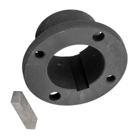 AK61H/H1-3/8 حزام بكرة أخدود واحد من الحديد الزهر مقاس 6 بوصات قسم 4 لتر - لاستبدال أجزاء بكرة نقل الطاقة الميكانيكية Masterdrive - بكرة جلبة Sheave 1-3/8 بوصة - جلبة فولاذية صلبة باللون الرمادي in Kuwait