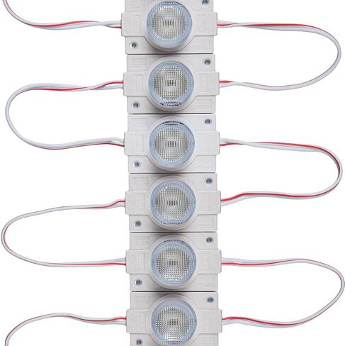 Q QINGCHEN Warm White 3000K 12V LED Module with Lens 2.0W for Light Box with Tape Adhesive Back (20pcs Pack) in Saudi Arabia