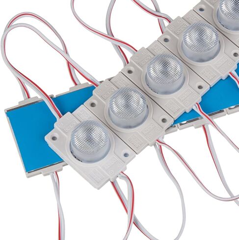 Q QINGCHEN Warm White 3000K 12V LED Module with Lens 2.0W for Light Box with Tape Adhesive Back (20pcs Pack) in Saudi Arabia