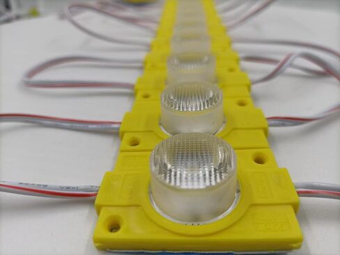 Q QINGCHEN Warm White 3000K 12V LED Module with Lens 2.0W for Light Box with Tape Adhesive Back (20pcs Pack) in Saudi Arabia
