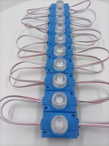Q QINGCHEN Warm White 3000K 12V LED Module with Lens 2.0W for Light Box with Tape Adhesive Back (20pcs Pack) in Saudi Arabia