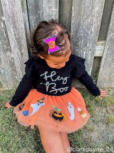 Mud Pie Children's Orange Halloween Tutu; 3T-5T in Saudi Arabia