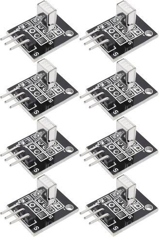 3pin KY-022 Universal IR Infrared Sensor Receiver Module TL1838 VS1838B 1838 Compatible for Arduino UNO R3 DIY Programming Smart Robot Car Starter Kit - 8PCS in Saudi Arabia