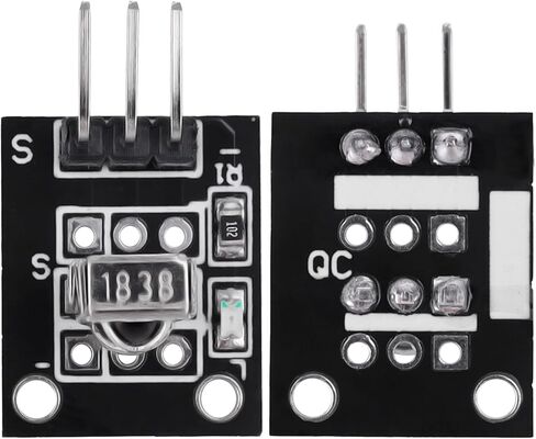 3pin KY-022 Universal IR Infrared Sensor Receiver Module TL1838 VS1838B 1838 Compatible for Arduino UNO R3 DIY Programming Smart Robot Car Starter Kit - 8PCS in Saudi Arabia