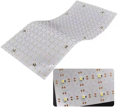 IDEAL PAIR LED Backlight Sheet | 4 Pack | 28W | 24V | 6000K Cool White | Dimmable | Flexible | cuttable Sheet | Ultra Thin Energy Efficient | Each pcs 19X9.5 inch | Power Supply Not Included in Saudi Arabia