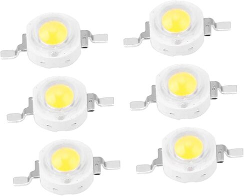 1W High Power LED Beads, 100 Pieces SMD Light Emitting Diode Chips for Lighting Fixtures, with Aluminum Base, for General Illumination in Saudi Arabia