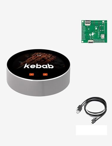UEAIDISP ESP32-S3 Development Board with 1.5 Inch OLED ESP32 Display IPS 466×466 Round AMOLED Knob Display Touch Screen for LVGL WiFi BLe Uart Smart Module (Black) in Saudi Arabia