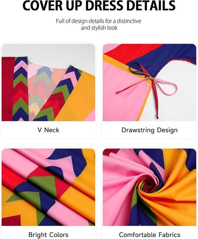 فساتين BSUBSEACH KAFTAN للنساء بدلة الاستحمام تستر على الشاطئ مع الرباط in Saudi Arabia