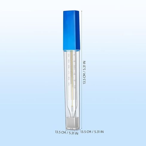 TOYANDONA 6pcs Glass Temperature Measurement Adult - General Use Temperature Testing Tools Accurate Fast Reading for Families, Dual Scale in Saudi Arabia