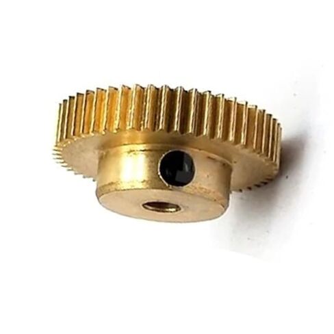 ELILANEY 0.5M 40T Copper Straight Teeth Pinion 0.5 Module 40 Teeth Spur Gear with Step 21mm OD Cylindrical Gear Mechanical(3mm bore) in Saudi Arabia